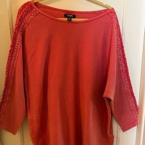 Coral top by Chaps